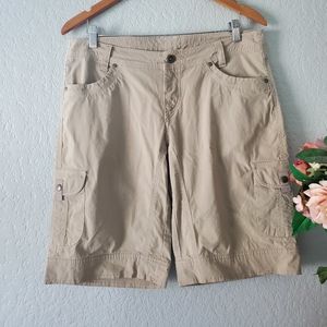 Kuhl beige cargo shorts